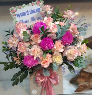 Hoa lẵng chúc mừng sinh nhật SN028