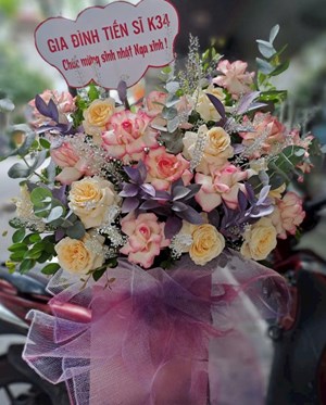 Hoa lẵng chúc mừng sinh nhật SN048